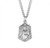 Sterling Silver or Gold-over Sterling Silver Sacred Heart of Jesus Medal - 24" Chain