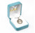 Sterling Silver Small Profile St. Benedict Round Medal - 18" Chain