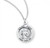 Sterling Silver or Gold-over Sterling Silver Round St. Jude Medal - 18" Chain