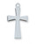 Sterling Silver Cross Pendant - 18" Chain