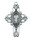 1 1/2 Inch Sterling Silver Cross with Miraculous medal center. Cross comes on a  20 inch rhodium plated chain in a deluxe gift box. Made in  the USA