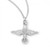 Sterling Silver or Gold-over Sterling Silver Holy Spirit Medal - 18" Chain