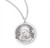 Sterling Silver Round St. Anthony Medal - 18" Chain
