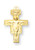Gold Plated Sterling Silver San Damiano Crucifix Medal