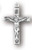 1 1/8" Sterling Silver Hand Engraved Crucifix. Hnad engraved crucifix comes on a 20" rhodium plated chain in a deluxe velour gift box.