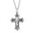 Sterling Silver Antique Finish Gothic-Style Crucifix - 24" Chain