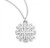 Sterling Silver or Gold-over Sterling Silver Jerusalem Cross Pendant - 18" Chain