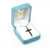 Sterling Silver or Gold-over Sterling Silver Black Enamel Etched Cross Pendant - 18" Chain