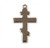 Women's Gold Plated Sterling Silver Byzantine Cross. Made in the USA!