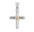 Women's Decorative Twist Cross S1791