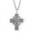 Sterling Silver Iona Celtic Cross - 24" Chain