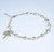 8MM Sterling Silver Sacred Heart Rosary Bracelet 