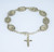 10MM Sterling Silver Patron Saint Bracelet 