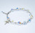 10MM Sterling Silver Crystal Rosary Bracelet  