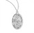 Sterling Silver Oval St. Kateri Tekakwitha Medal - 18" Chain