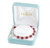 6MM Red Crystal Rosary Bracelet with Holy Spirit Medal