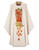 Choice of fabrics: Cantate (Wool), or Patrick (Polyester), with inside stole.  Choice of lengths: 53" or 49",  Neck height: 16". Low stand-up collar, embroidered. Colorful embroidery of Saint Michael the Archangel on front. Usually ships in 32 working days.  These items are hand embroidered and imported from Europe. Please supply your Institution’s Federal ID # as to avoid an import tax.
