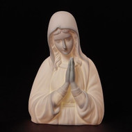 7"H LED Praying Madonna Porcelain Table Night Light. Plug in. 