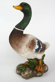 16" Heaven's Majesty Nativity Mallard Duck - The mallard duck is made of fiberglass and resin. this duck is suitable for indoor and outdoor use. This 16in. mallard duck is the perfect piece to add to your 39" Heaven's Majesty Nativity Set (item #53398). 