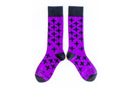 Simplify your socks for this season of prayer and penance. Our Lent socks will help you evangelize on the go, not just while eating fish sticks! They’ll also remind you of a few things:  The purple liturgical color reminds us we’re in a season of waiting. Joyfully anticipating the Resurrection of Our Lord!  The 40 crosses remind you of the significance of the length of this season — the time Jesus spent in the desert preparing for his public ministry.  The scripture on the top of the foot reminds you of what the priest says when we get our ashes on Ash Wednesday, “Repent and believe in the Gospel.” Happy praying, fasting, and almsgiving!  Material: Approx. 75% Cotton, 23% Nylon, 2% Spandex. Adult One Size - Fits most Men's size 5-11 and Women's size 7-12)