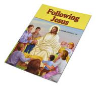 Following Jesus by Rev. Jude Winkler, OFM Conv. This picture book is written especially for children to better understand our Catholic faith. This book teaches children how to follow Jesus' example. Full-color illustrations. 5 1/2 X 7 3/8