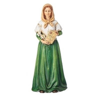 6" St. Dymphna Statue. St Dymphna statue is made of a resin stone mix. she is the patron saint of mental illness and  depression. 