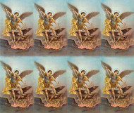 St Michael 8-UP Microperforated Holy Cards. Sheet measures 8.5" x 10". Individual cards measure 2.5" X 4". 8 cards per sheet. Blank back to add your personalized inscription. Can be laminated for an additional cost. 