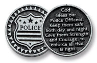 1"D Pocket Tokens are made of genuine pewter with a design on both the front and back