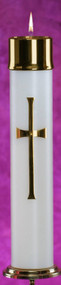 Christ Candle -Available in any size. Call for pricing. Followers are sold separately. 