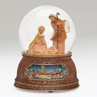 5.5" Fontanini Musical Holy Family Dome