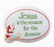 Kneeling Santa Pin