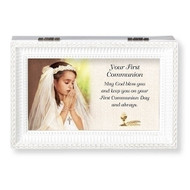 "May God Bless You" Communion Music Box 