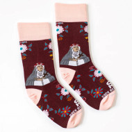 St. Rose of Lima Religious Socks, Available in Youth and Adult 