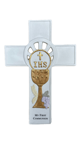 First Holy Communion Chalice Wall Cross