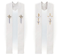  Reversible Deacon Stole, Baptismal and Wedding