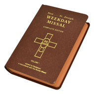 VOLUME I ADVENT TO PENTECOST This perpetual Saint Joseph Weekday Missal (Vol. I) offers all the Weekday Masses from Advent to Pentecost with all their options and prayers. In a handy size and with a flexible brown cover, this easy-to-use Missal is the perfect companion for anyone who wishes to enhance their participation at Mass during the week.

 

 