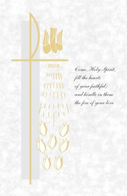 Confirmation Bulletin- Parchment Confirmation Bulletins. 100 - 5" x 7" Gold Foil Bulletins per box.

