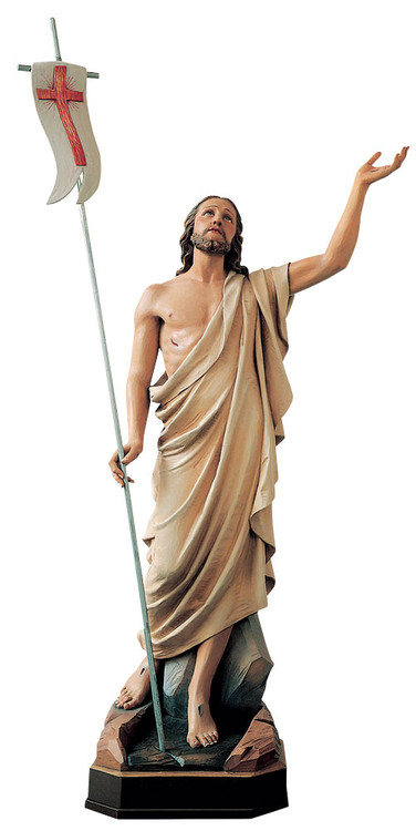 jesus christ resurrection statue