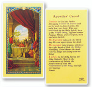 Apostle's Creed Laminated Holy Card 