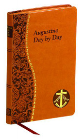 Minute meditations for every day of the year, taken from the writings of Saint Augustine. Each day concludes with a prayer from the Saints. Illustrated and printed in two colors. Includes ribbon marker. 
4" X 6 1/4"
Tan Imitation Leather