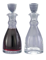 Cruet Set - Height: 7 1/4". 8 ounce capacity