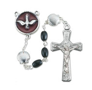 RCIA Rosary with Enameled Holy Spirit Centerpiece