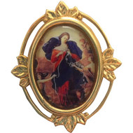 Mary Undoer of Knots Pin Tie Tack Back