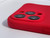 red apple silicone case