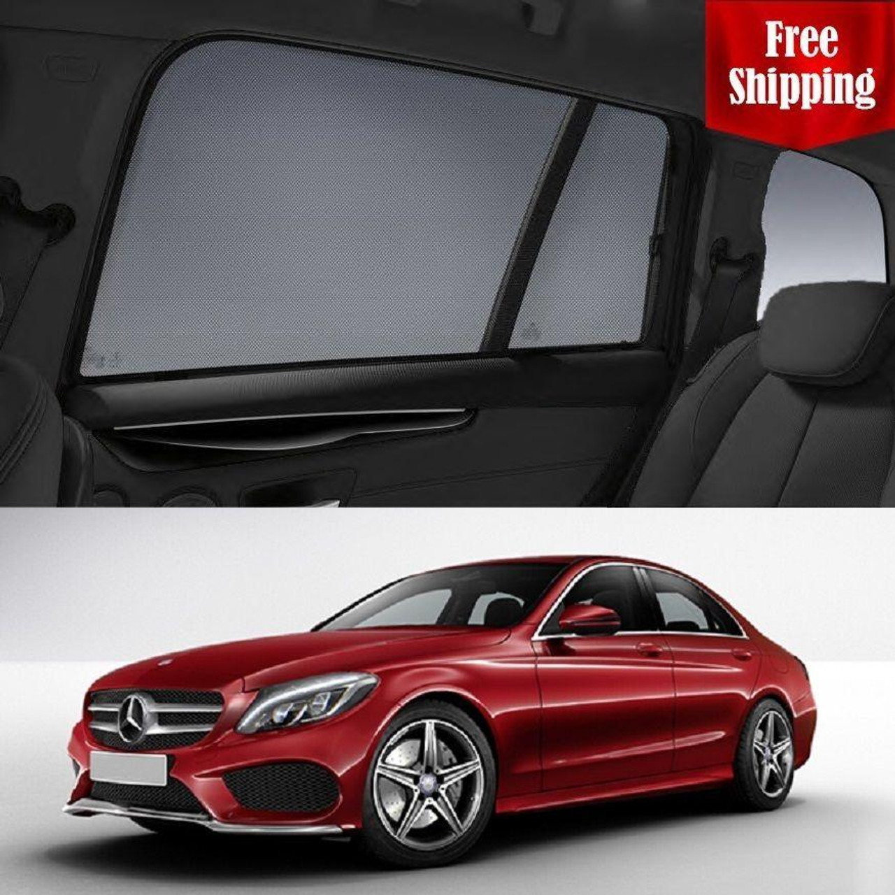 power rear window sunshade mercedes