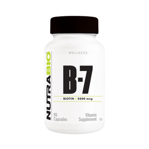 NutraBio Biotin (B-7) 5000mcg 90 caps NutraBio Biotin (B-7) 5000mcg 90 caps