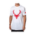 Bucked Up White/Red Flag T-Shirt
