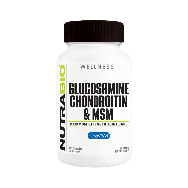 NutraBio Glucosamine Chondroitin MSM 120