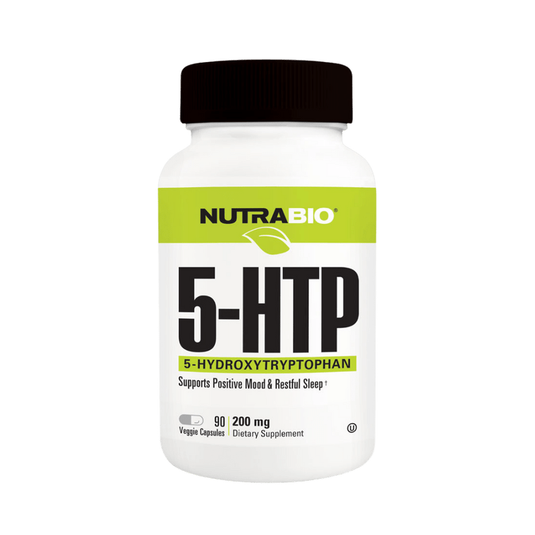 NutraBio 5-HTP 200mg 90 caps