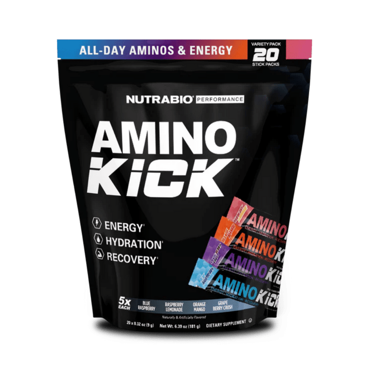 Amino Kick Stick Pack Bag - Variety Pack